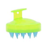 BHD Soft Silicone Shampoo Shower Body Cleaning Brush Head Scrubber Dandruff Brush For Men or Pets