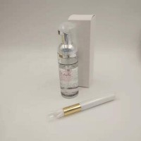 silver cap transparent clear bottle lash cleanser 30ml,60ml,1 80ml shampoo for eyelash extension 3D Mink lashes